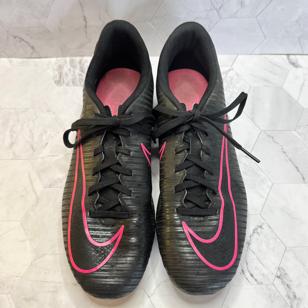Nike Mercurial Cleats Black & Pink Soccer Football 8.5 US 42 EUR Unisex